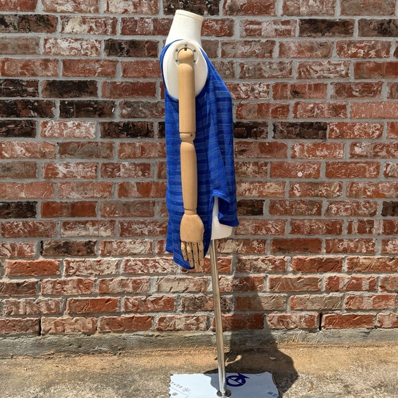 Mossimo sheer blue striped tank top / S / Excellent condition - Picture 5 of 12